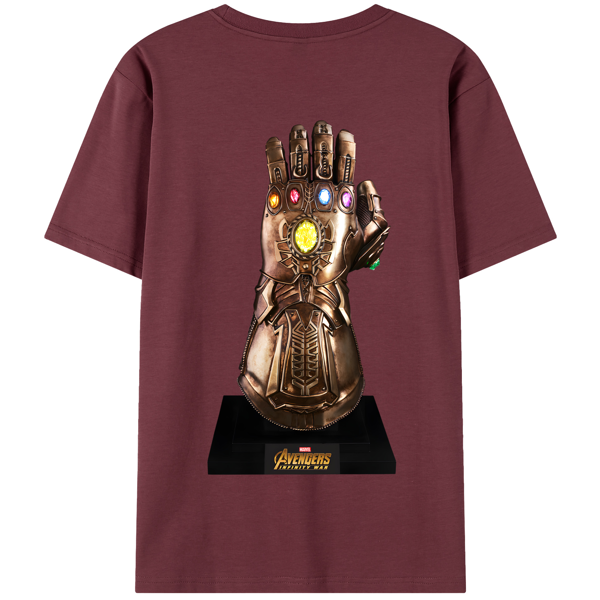 （画像用） アベンジャーズ The Avengers 綿100％半袖Tシャツ（背面プリント）